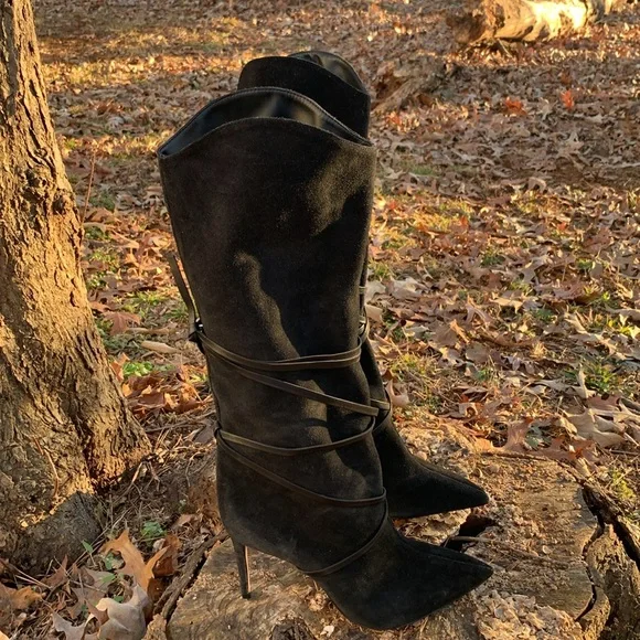 Schutz
Maryana Lace Cow Suede Boot - Picture 4 of 16